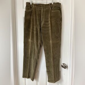 Pendleton Men's Green Corduroy Chino Pants Size 38